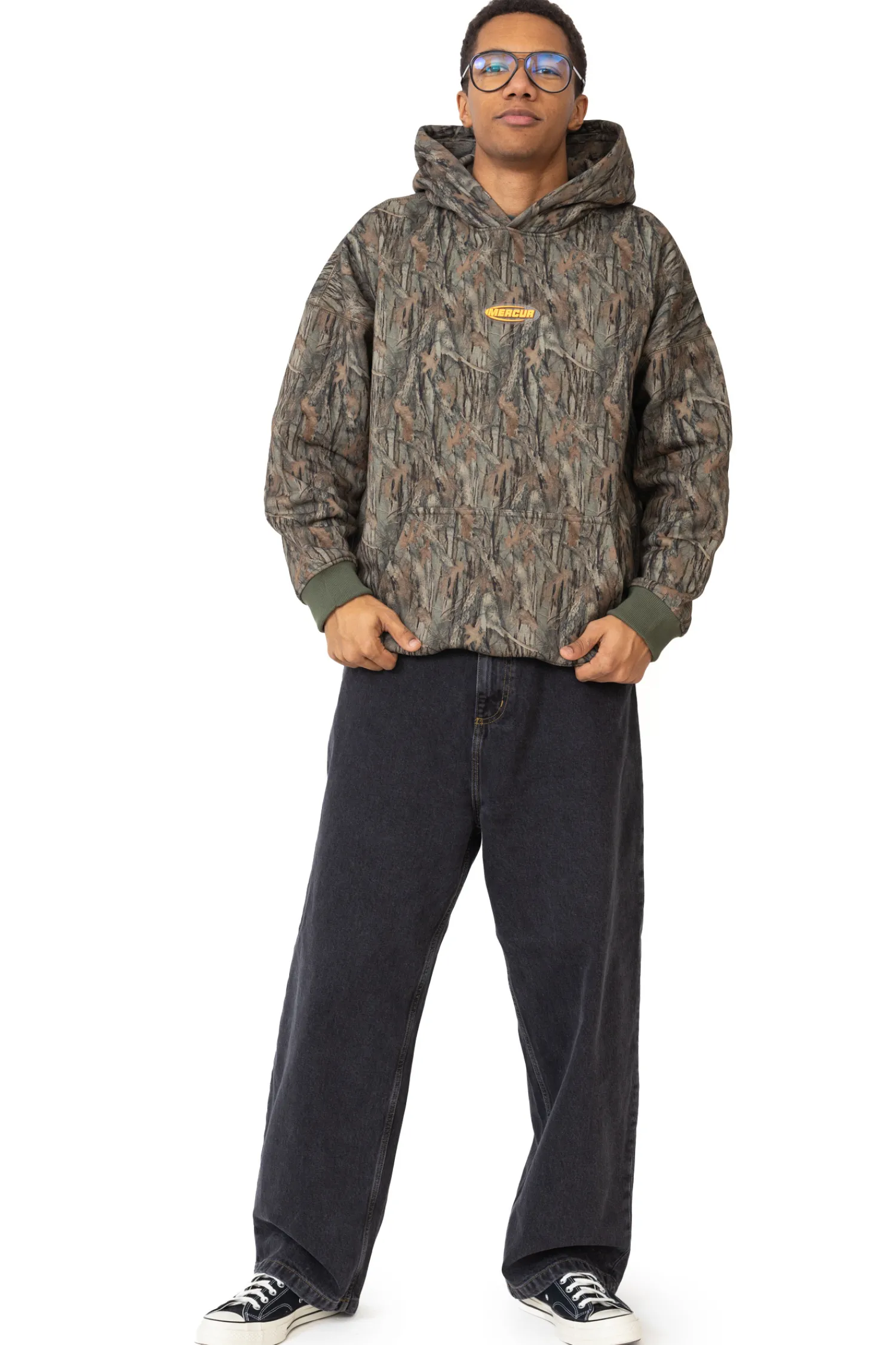 Mercur Bluza Z Kapturem 90S- Bluzy Z Kapturem