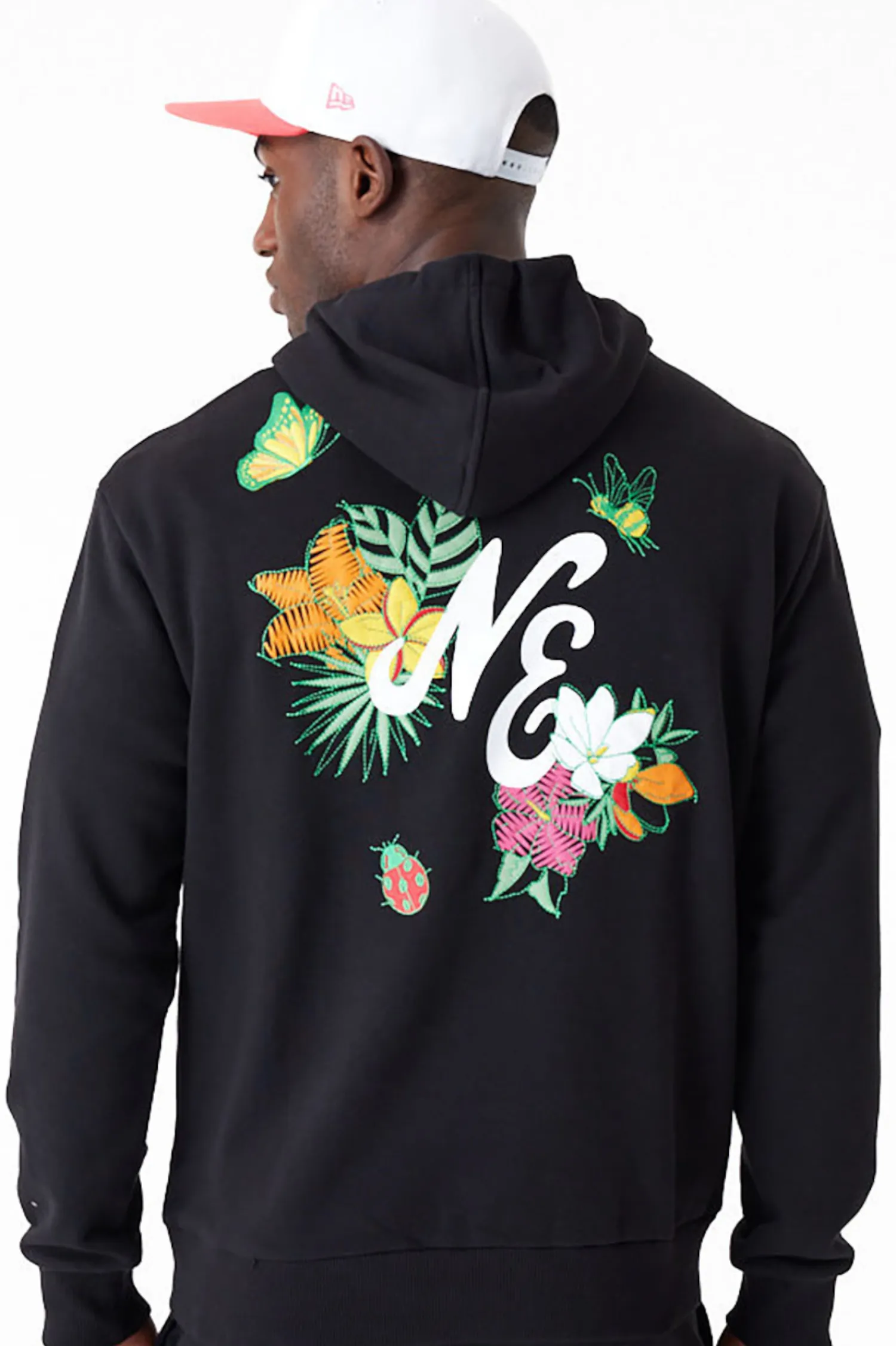 New Era Cap Bluza Z Kapturem New Era Floral Graphic Oversized- Bluzy Z Kapturem