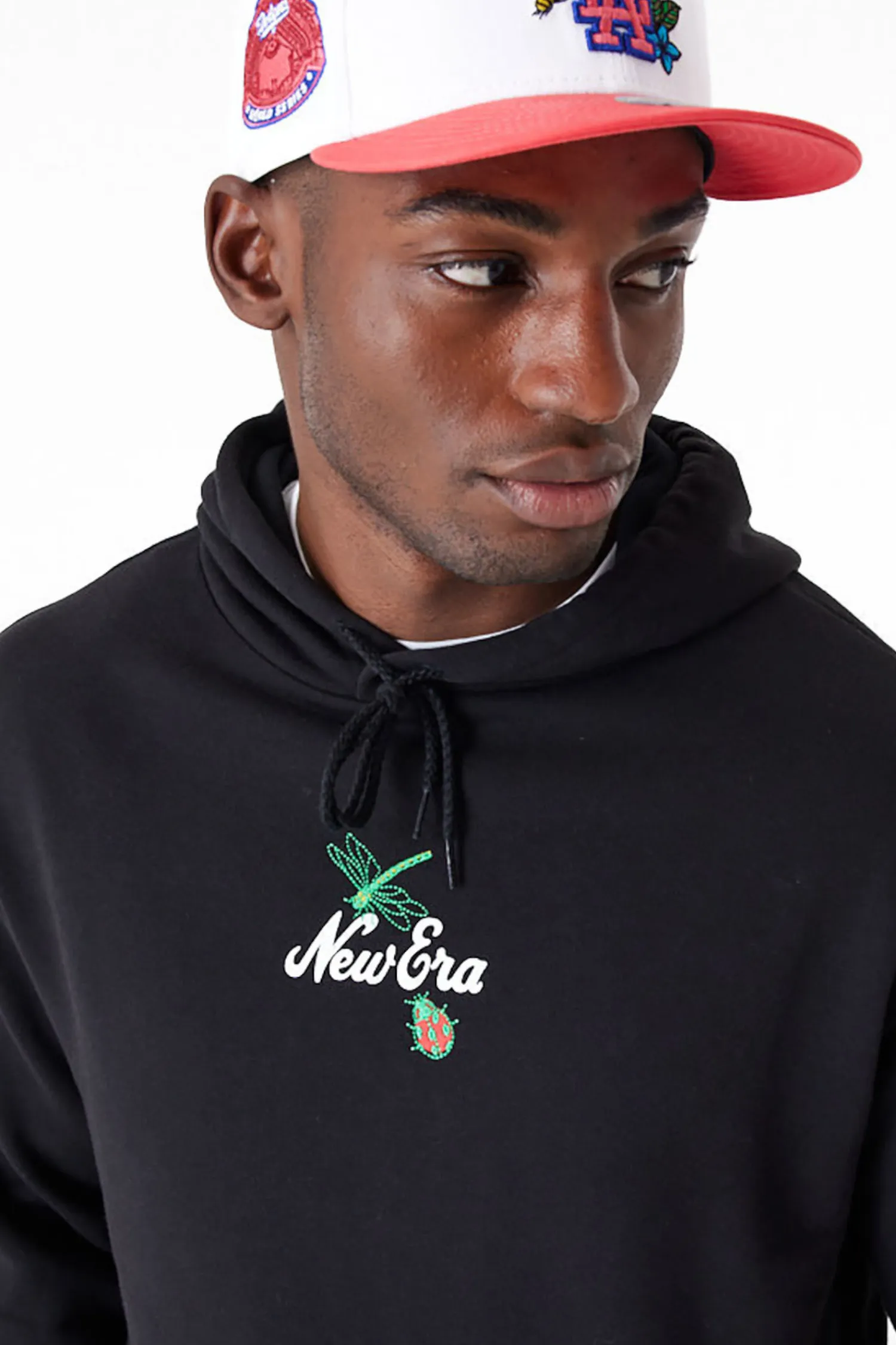 New Era Cap Bluza Z Kapturem New Era Floral Graphic Oversized- Bluzy Z Kapturem