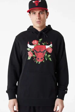 New Era Cap Bluza Z Kapturem New Era Chicago Bulls Floral Graphic- Bluzy Z Kapturem