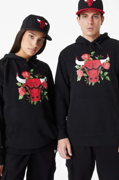 New Era Cap Bluza Z Kapturem New Era Chicago Bulls Floral Graphic- Bluzy Z Kapturem