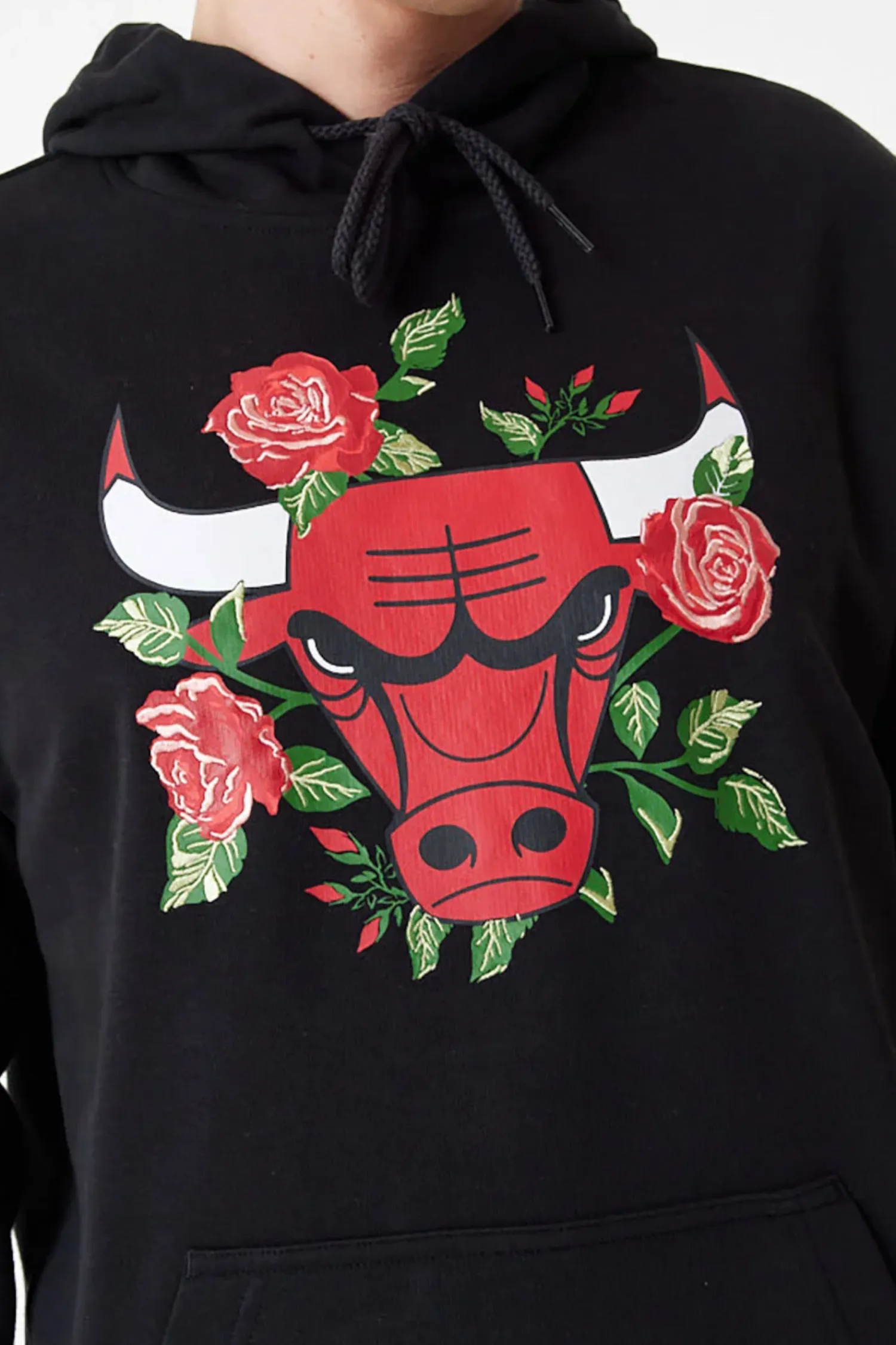 New Era Cap Bluza Z Kapturem New Era Chicago Bulls Floral Graphic- Bluzy Z Kapturem
