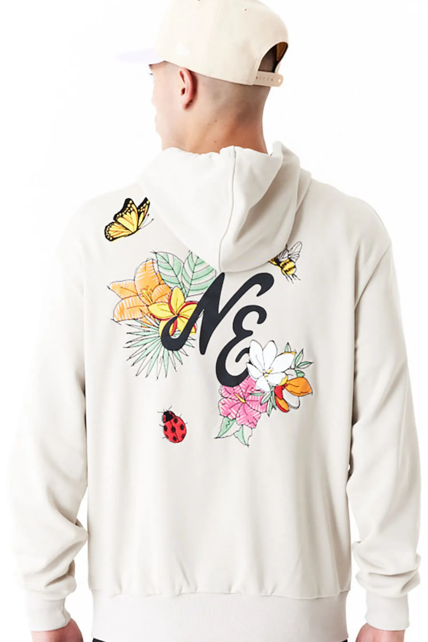 New Era Cap Bluza Z Kapturem New Era Floral Graphic Oversized- Bluzy Z Kapturem