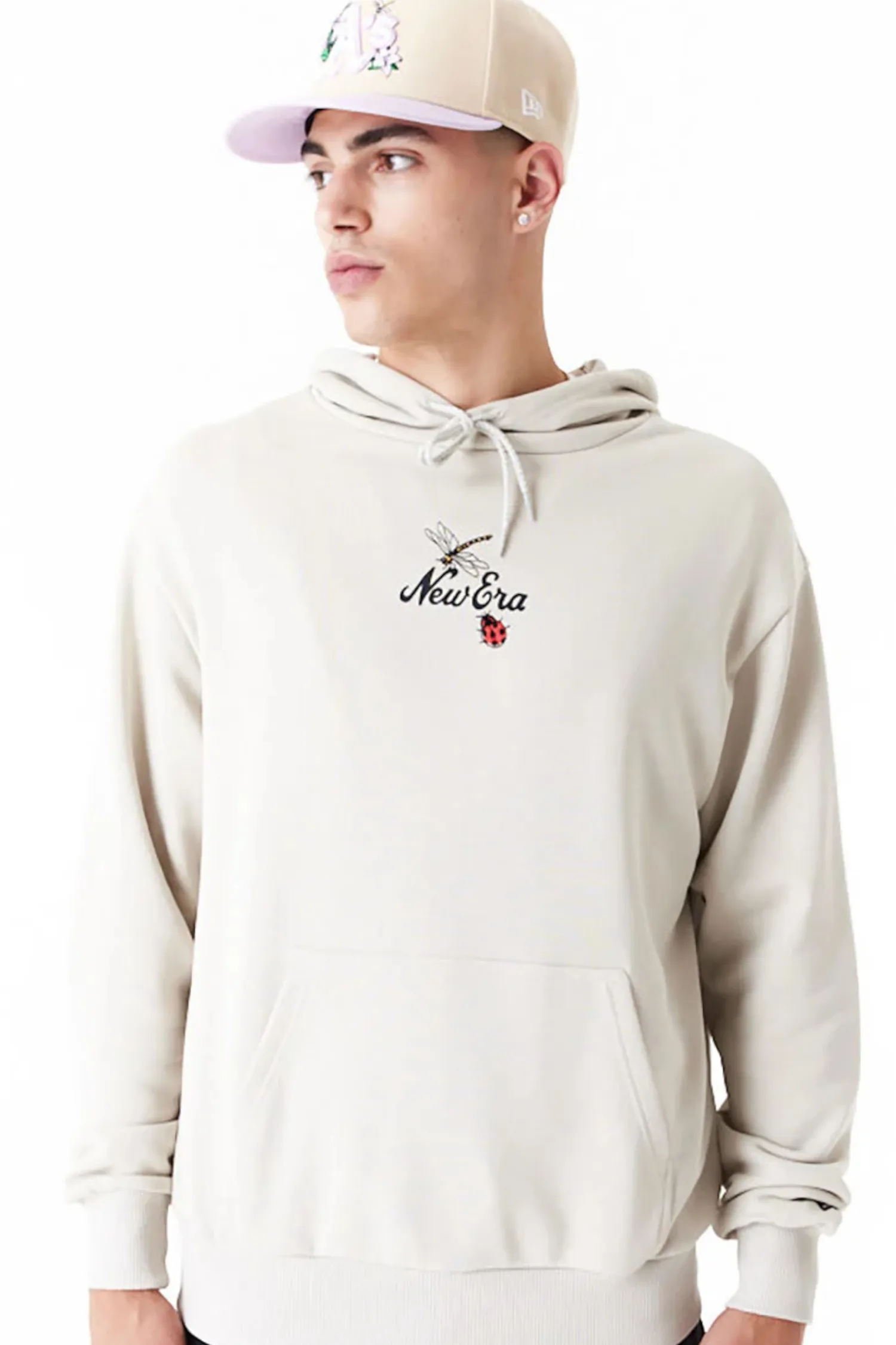 New Era Cap Bluza Z Kapturem New Era Floral Graphic Oversized- Bluzy Z Kapturem