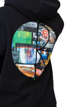 Polar Skate Bluza Z Kapturem Polar Fill Logo Ourselves Collage- Bluzy Z Kapturem