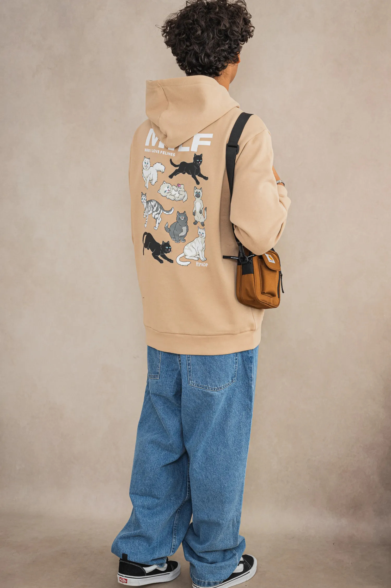 Ripndip Bluza Z Kapturem Man I Love Felines- Bluzy Z Kapturem
