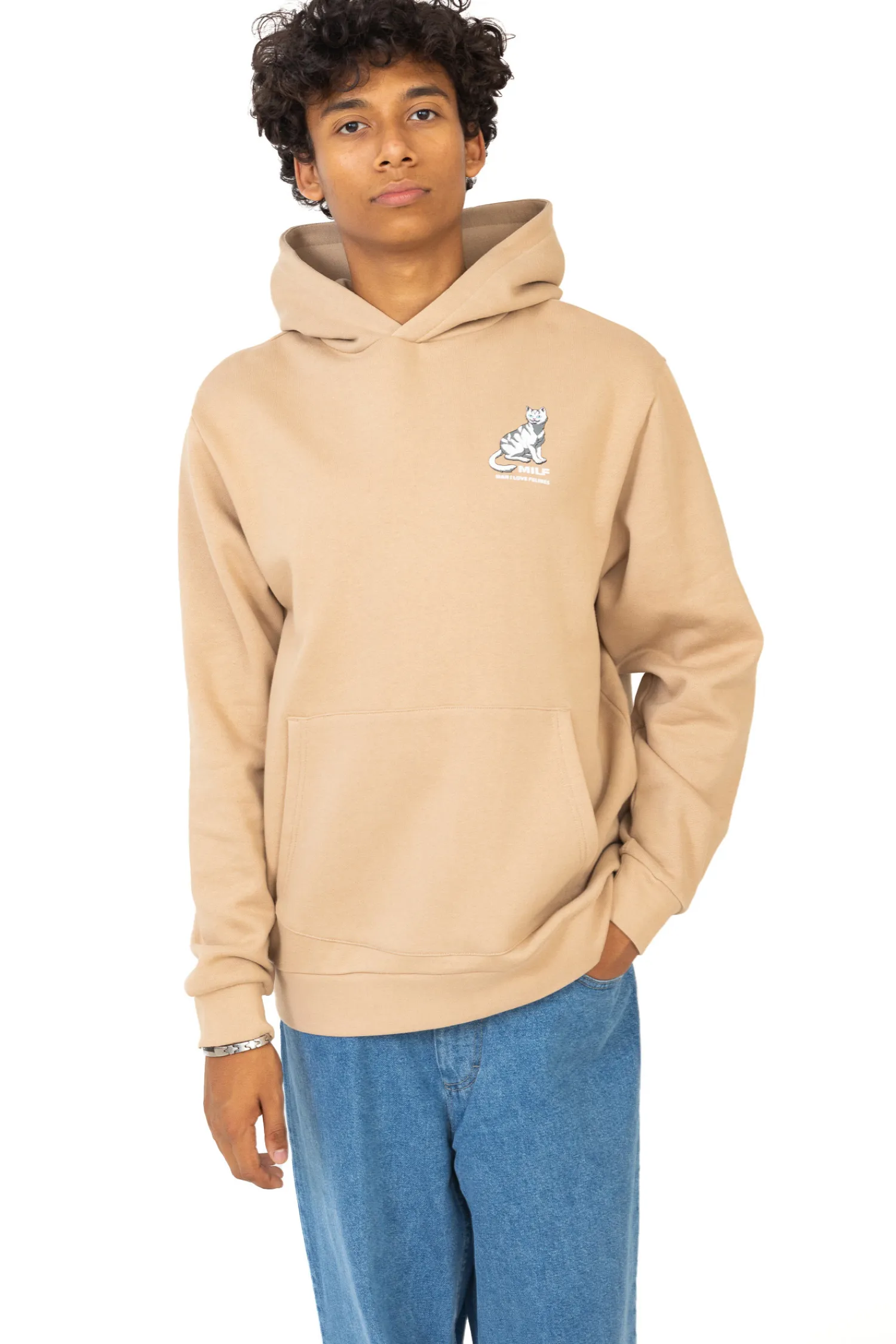 Ripndip Bluza Z Kapturem Man I Love Felines- Bluzy Z Kapturem