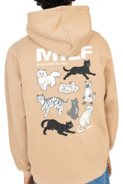 Ripndip Bluza Z Kapturem Man I Love Felines- Bluzy Z Kapturem
