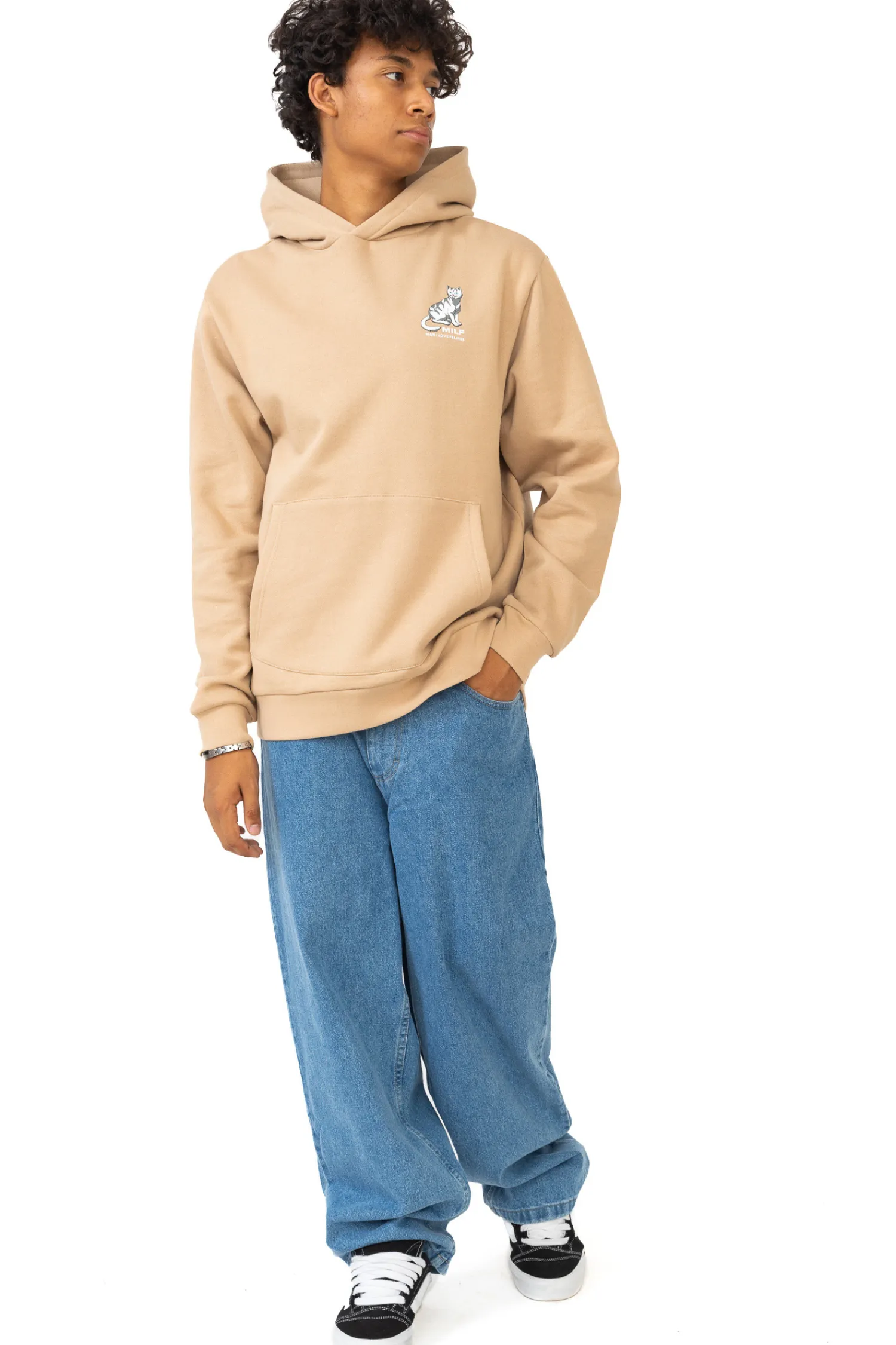 Ripndip Bluza Z Kapturem Man I Love Felines- Bluzy Z Kapturem