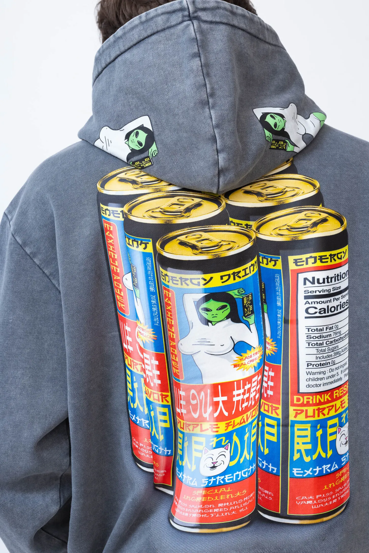 Ripndip Bluza Z Kapturem Nerms Cans- Bluzy Z Kapturem