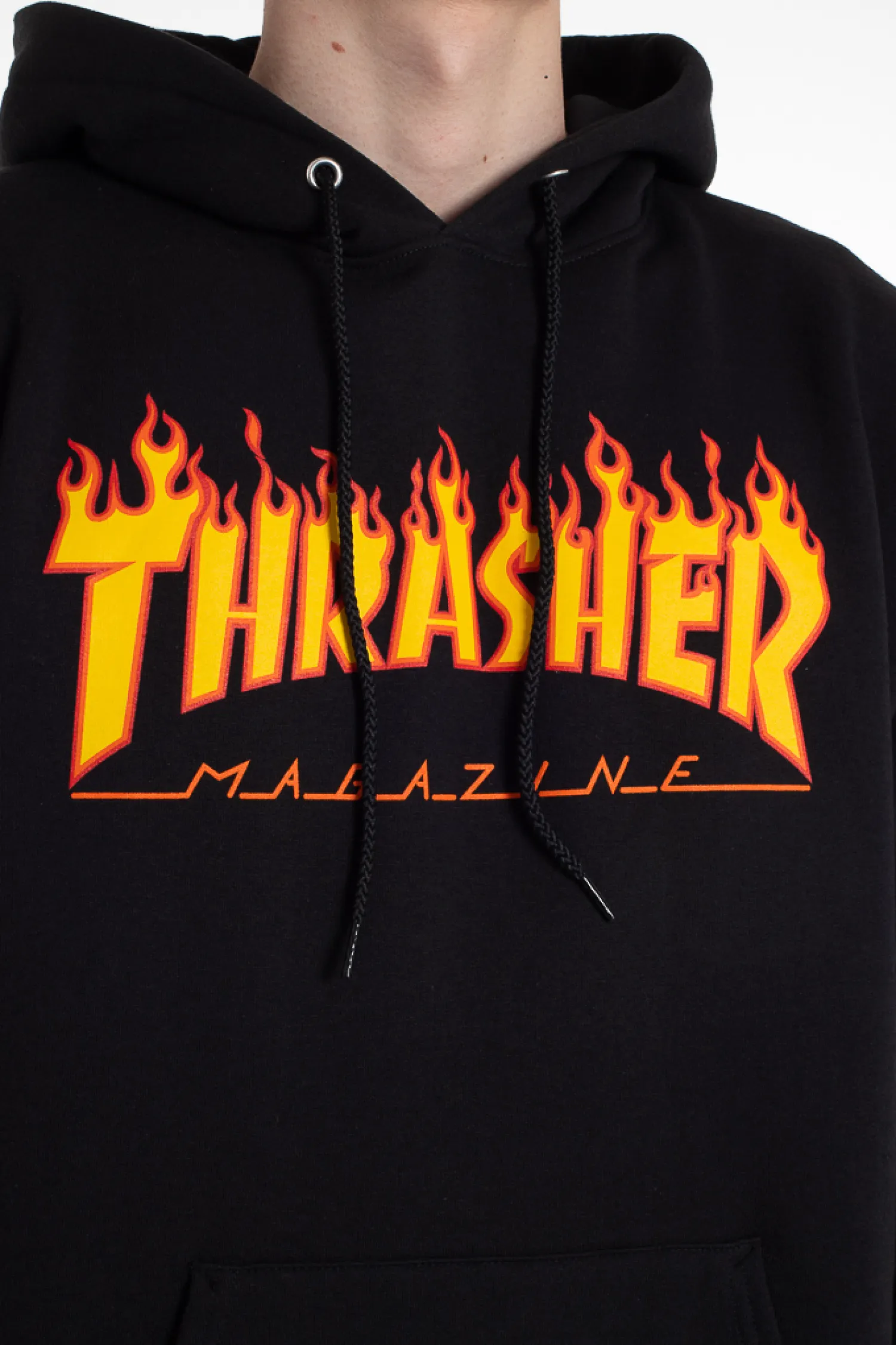 Thrasher Skateboard Mag. Bluza Z Kapturem Thrasher Flame- Bluzy Z Kapturem
