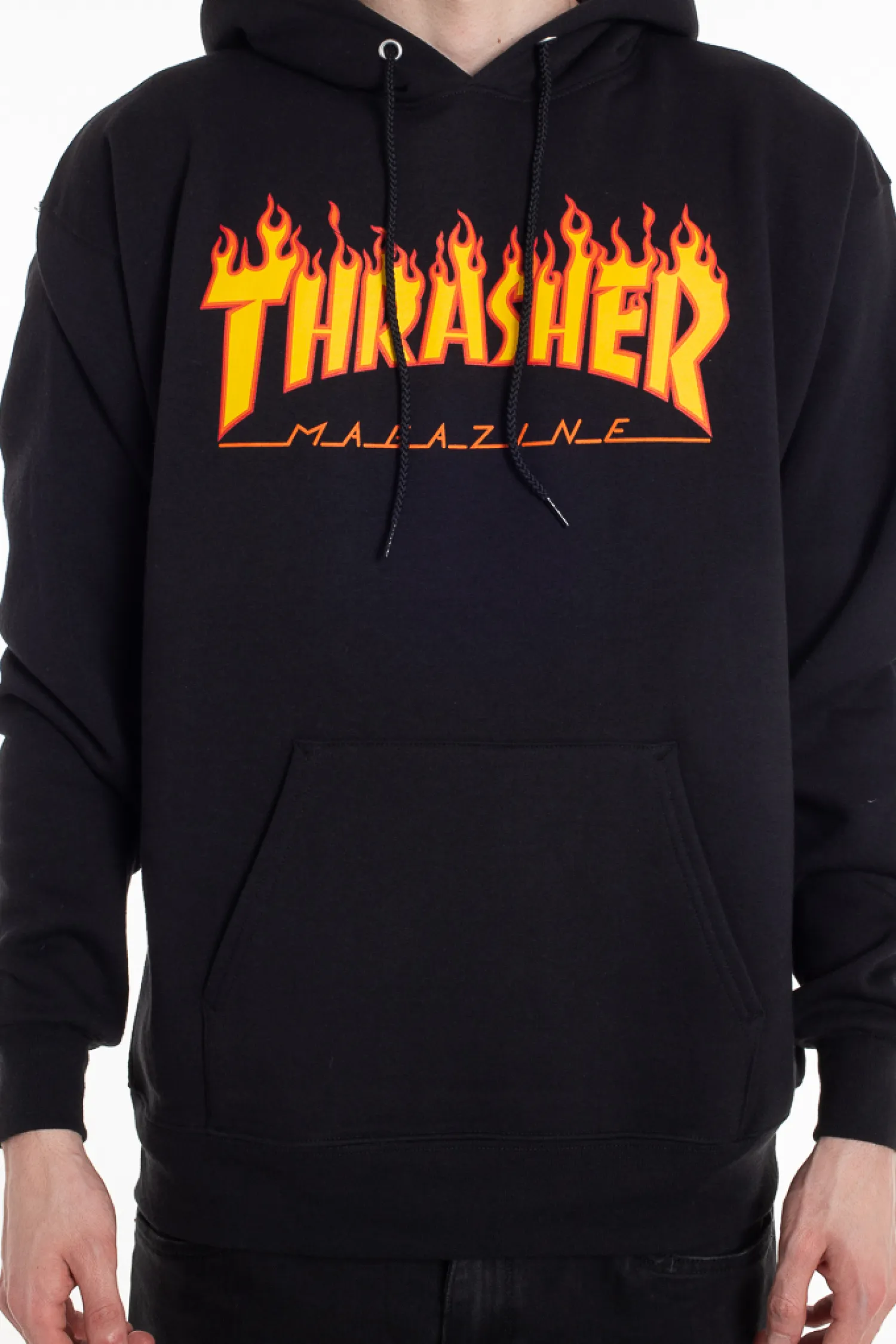 Thrasher Skateboard Mag. Bluza Z Kapturem Thrasher Flame- Bluzy Z Kapturem