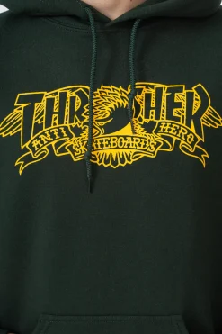 Thrasher Skateboard Mag. Bluza Z Kapturem Thrasher x Antihero Mag Banner- Thrasher Magazine X Antihero|Bluzy Z Kapturem