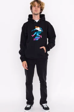 Thrasher Skateboard Mag. Bluza Z Kapturem Thrasher Trasher Tre- Bluzy Z Kapturem