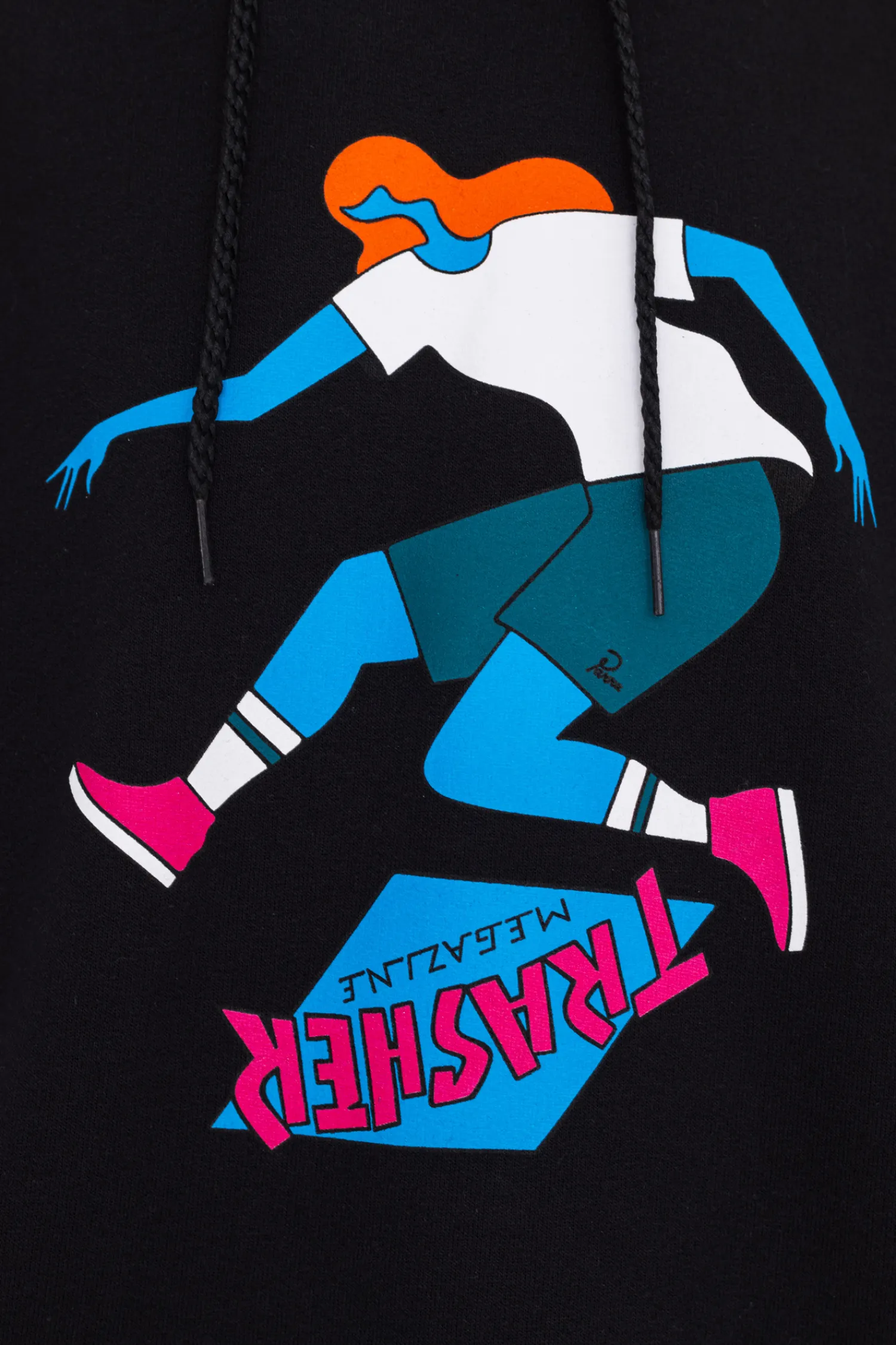 Thrasher Skateboard Mag. Bluza Z Kapturem Thrasher Trasher Tre- Bluzy Z Kapturem