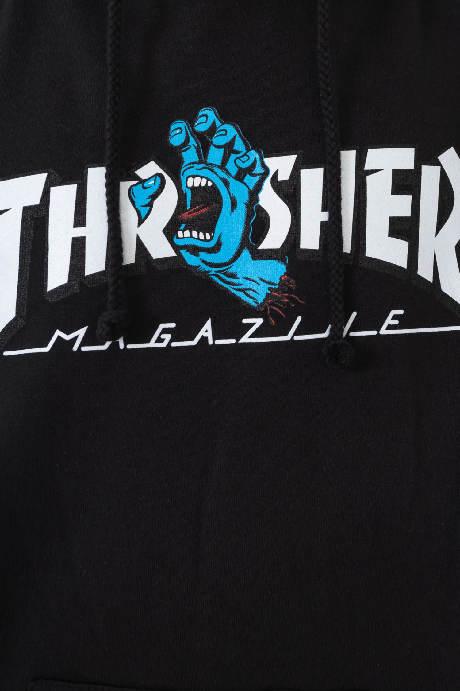 Thrasher Skateboard Mag. Bluza Z Kapturem Thrasher Screaming Logo Santa Cruz- Thrasher X Santa Cruz|Bluzy Z Kapturem