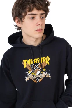 Thrasher Skateboard Mag. Bluza Z Kapturem Thrasher x Antihero Eaglegram- Thrasher Magazine X Antihero|Bluzy Z Kapturem