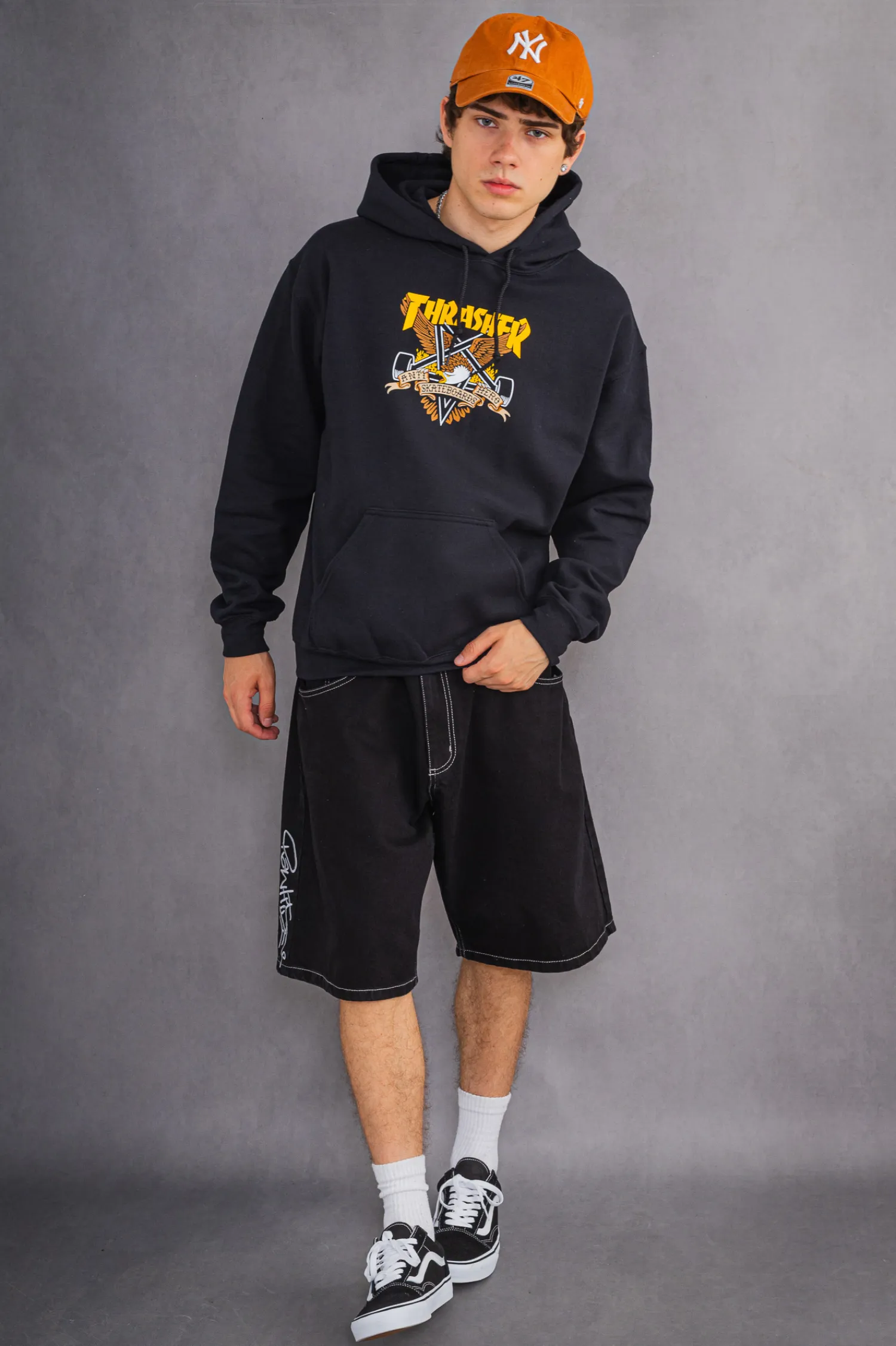 Thrasher Skateboard Mag. Bluza Z Kapturem Thrasher x Antihero Eaglegram- Thrasher Magazine X Antihero|Bluzy Z Kapturem