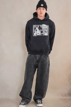 Thrasher Skateboard Mag. Bluza Z Kapturem Thrasher x Toy Machine Girlfriend- Thrasher X Toy Machine|Bluzy Z Kapturem
