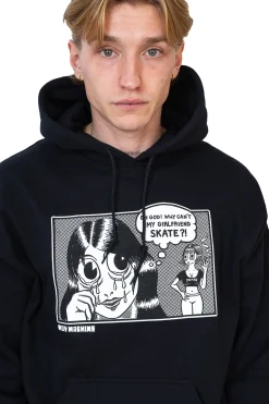 Thrasher Skateboard Mag. Bluza Z Kapturem Thrasher x Toy Machine Girlfriend- Thrasher X Toy Machine|Bluzy Z Kapturem