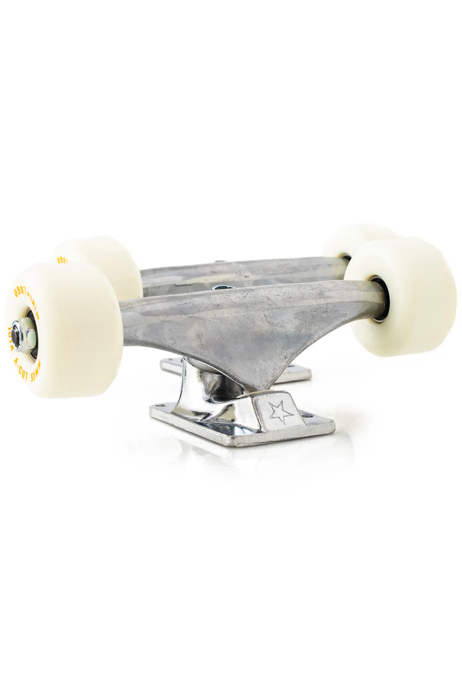 Mini Logo Skateboards Komplet Mini Logo Raw Trucks 8.38- Trucki Do Deskorolki|Kółka Do Deskorolki