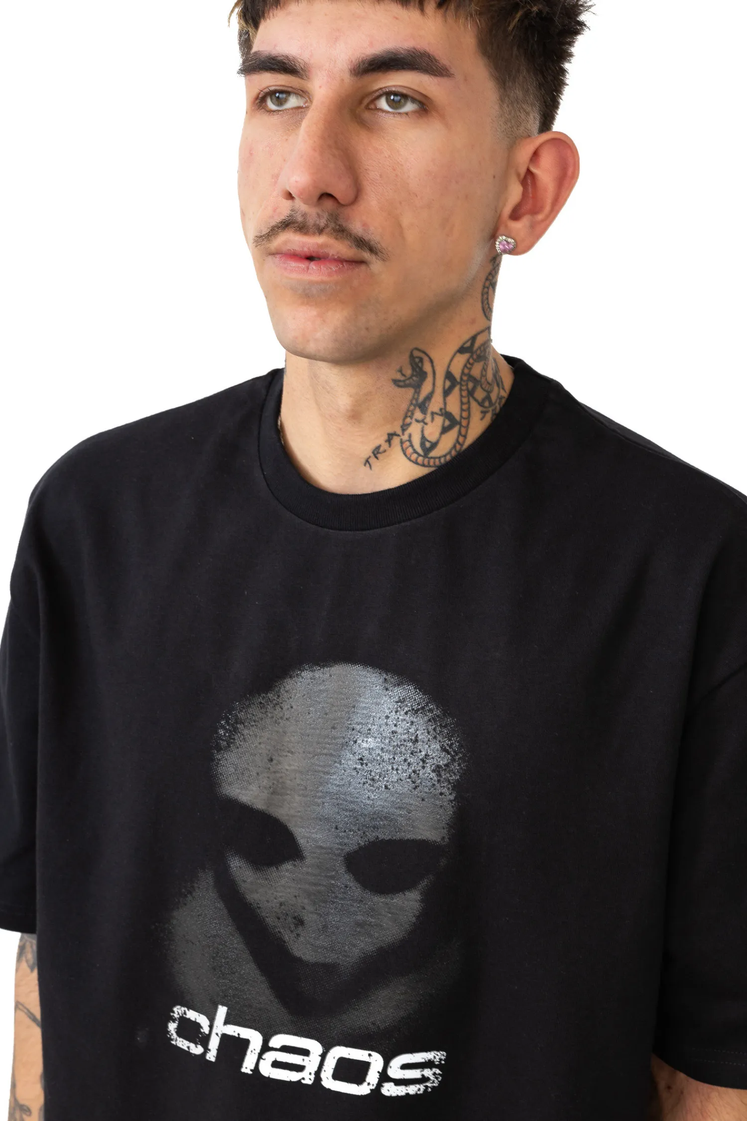 Chaos Koszulka Alien Distressed- T-shirty
