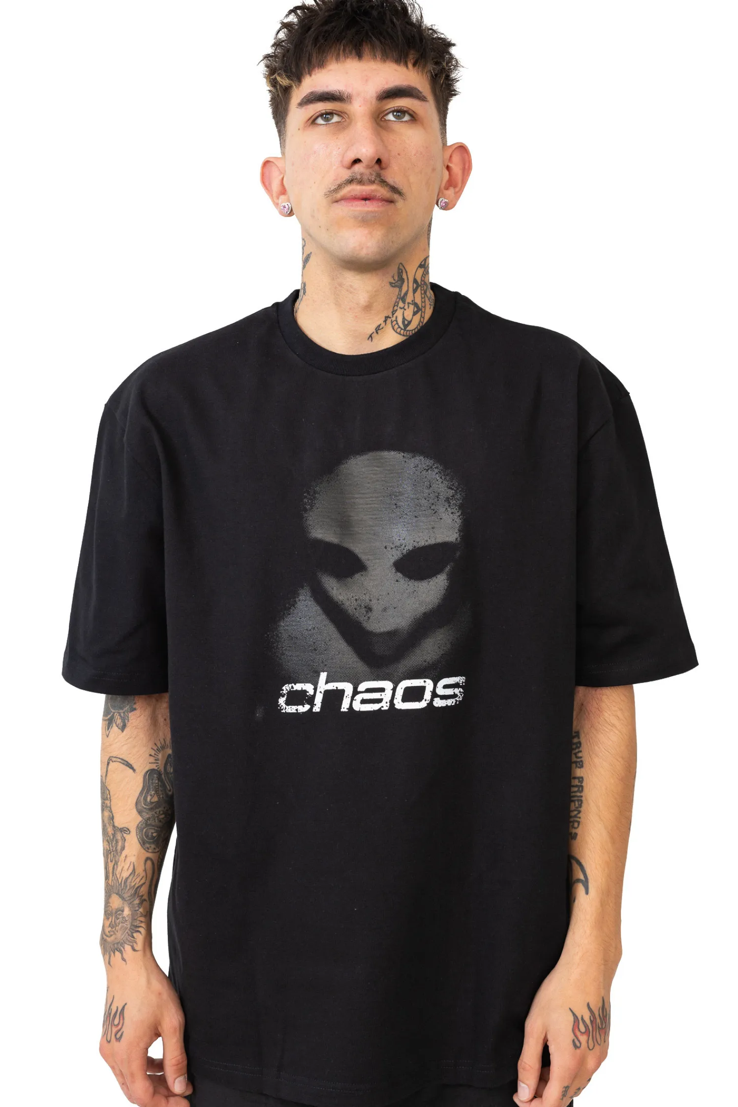 Chaos Koszulka Alien Distressed- T-shirty