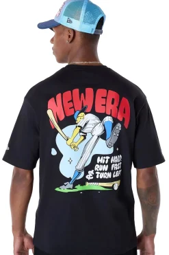 New Era Cap Koszulka New Era Baseball Graphic Oversized- T-shirty