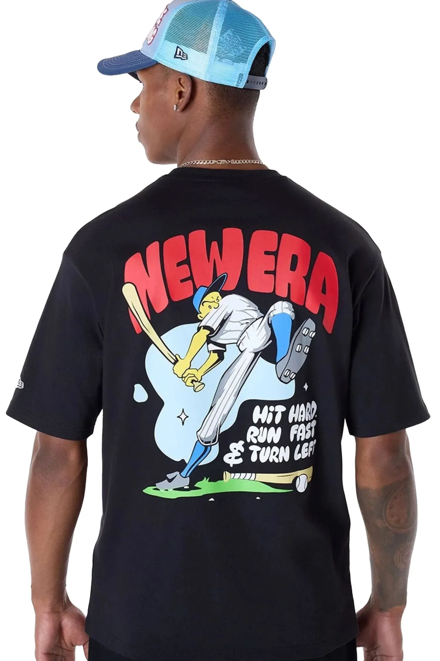 New Era Cap Koszulka New Era Baseball Graphic Oversized- T-shirty
