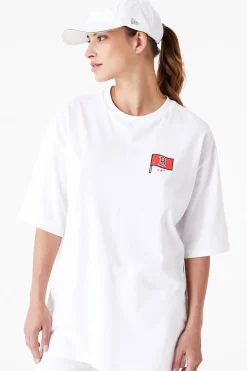 New Era Cap Koszulka New Era Boston Red Sox MLB Burger Graphic Oversized- T-shirty