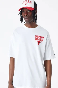 New Era Cap Koszulka New Era Chicago Bulls NBA Script Oversized- T-shirty