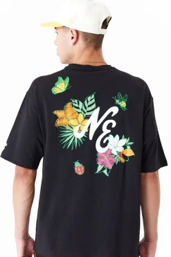 New Era Cap Koszulka New Era Floral Graphic Oversized- T-shirty