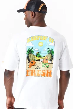 New Era Cap Koszulka New Era Fruit Graphic Oversized- T-shirty