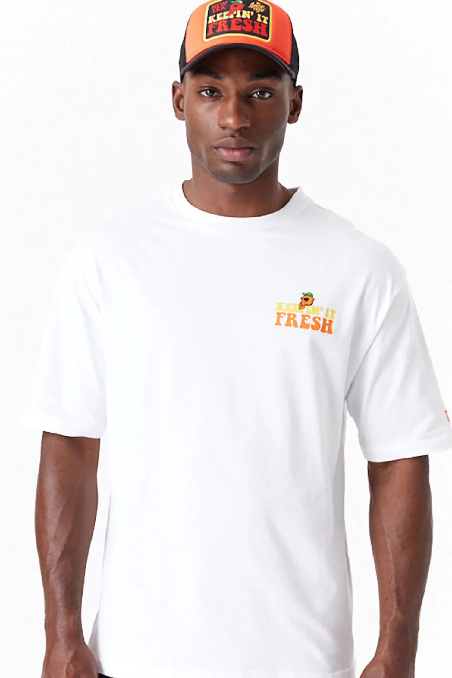New Era Cap Koszulka New Era Fruit Graphic Oversized- T-shirty