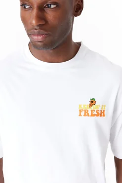 New Era Cap Koszulka New Era Fruit Graphic Oversized- T-shirty