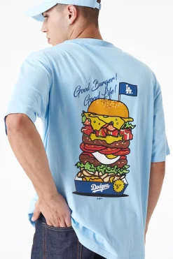 New Era Cap Koszulka New Era LA Dodgers MLB Burger Graphic Oversized- T-shirty
