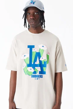 New Era Cap Koszulka New Era LA Dodgers MLB Floral Logo Oversized- T-shirty