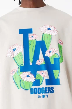 New Era Cap Koszulka New Era LA Dodgers MLB Floral Logo Oversized- T-shirty