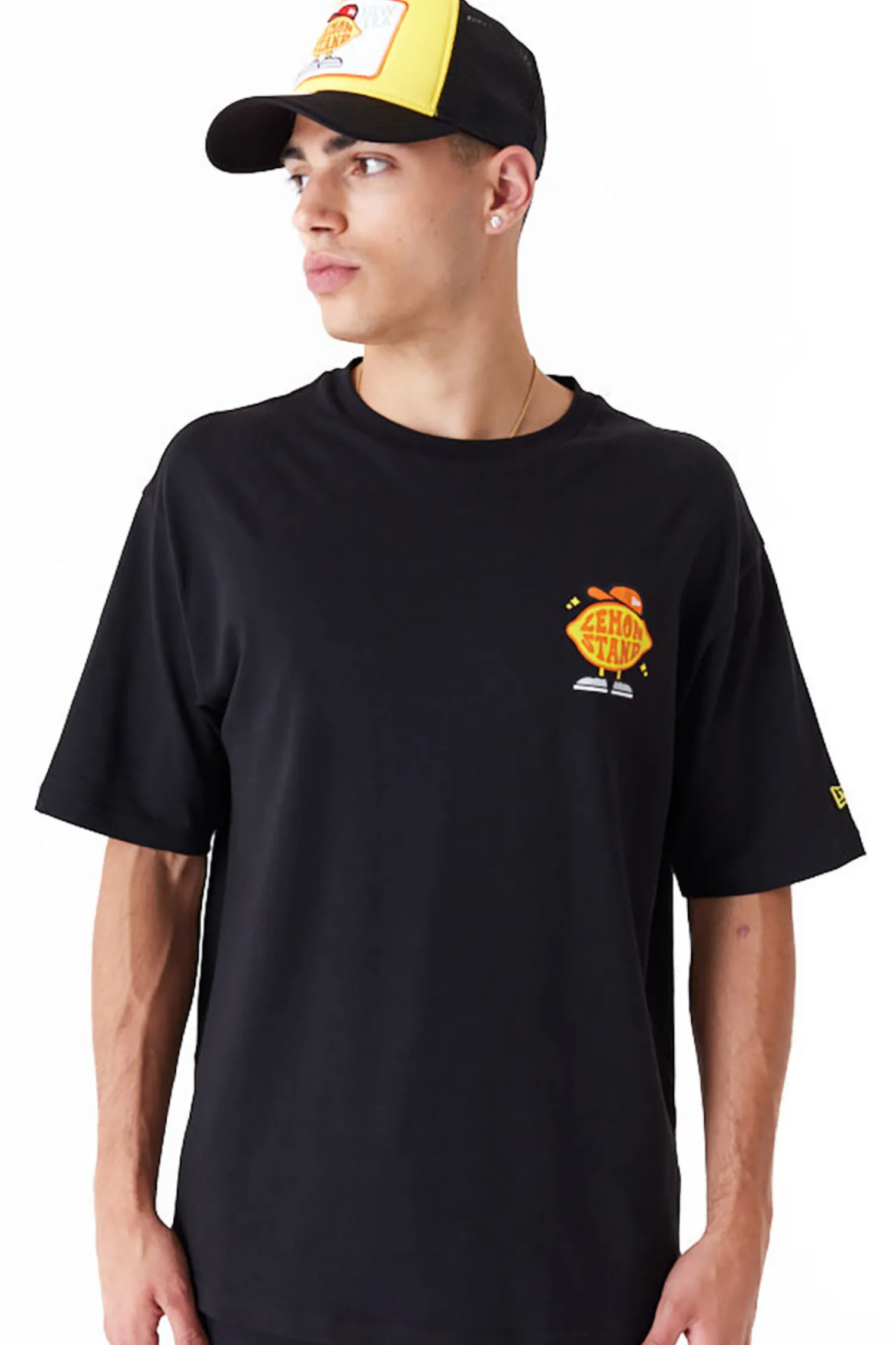 New Era Cap Koszulka New Era Lemon Stand Fruit Graphic Oversized- T-shirty