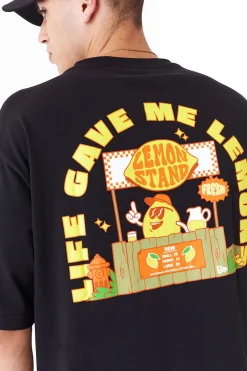 New Era Cap Koszulka New Era Lemon Stand Fruit Graphic Oversized- T-shirty
