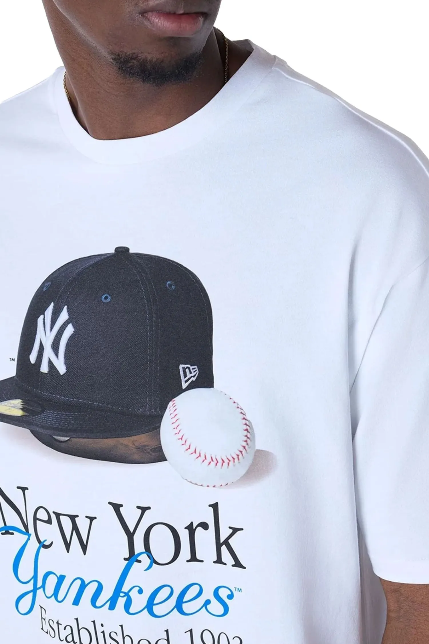 New Era Cap Koszulka New Era New York Yankees MLB Script- T-shirty