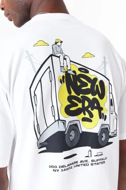 New Era Cap Koszulka New Era Spray Graphic Oversized- T-shirty