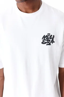 New Era Cap Koszulka New Era Spray Graphic Oversized- T-shirty
