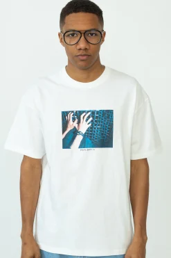 Polar Skate Koszulka Polar Caged Hands- T-shirty