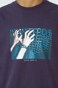 Polar Skate Koszulka Polar Caged Hands- T-shirty