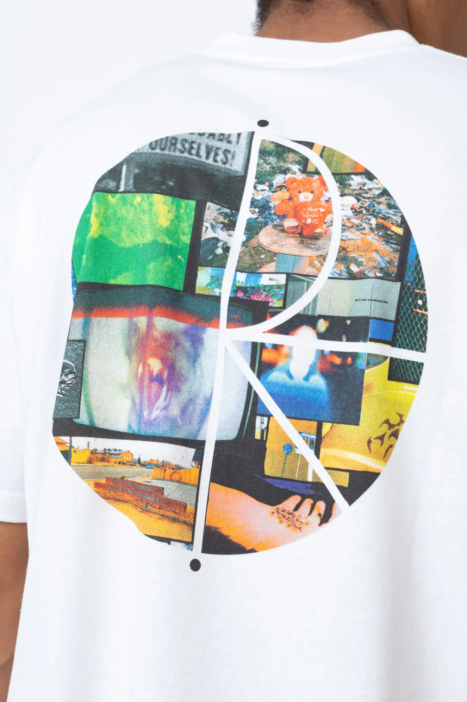 Polar Skate Koszulka Polar Fill Logo Ourselves Collage- T-shirty