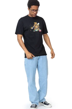 Santa Cruz Skateboards Koszulka Santa Cruz Braun Pizza Bear- T-shirty