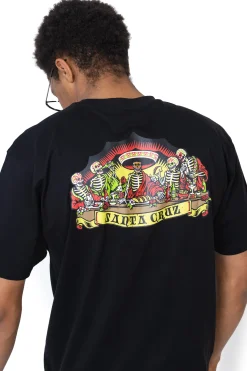 Santa Cruz Skateboards Koszulka Santa Cruz Guzman Dead Diners- T-shirty