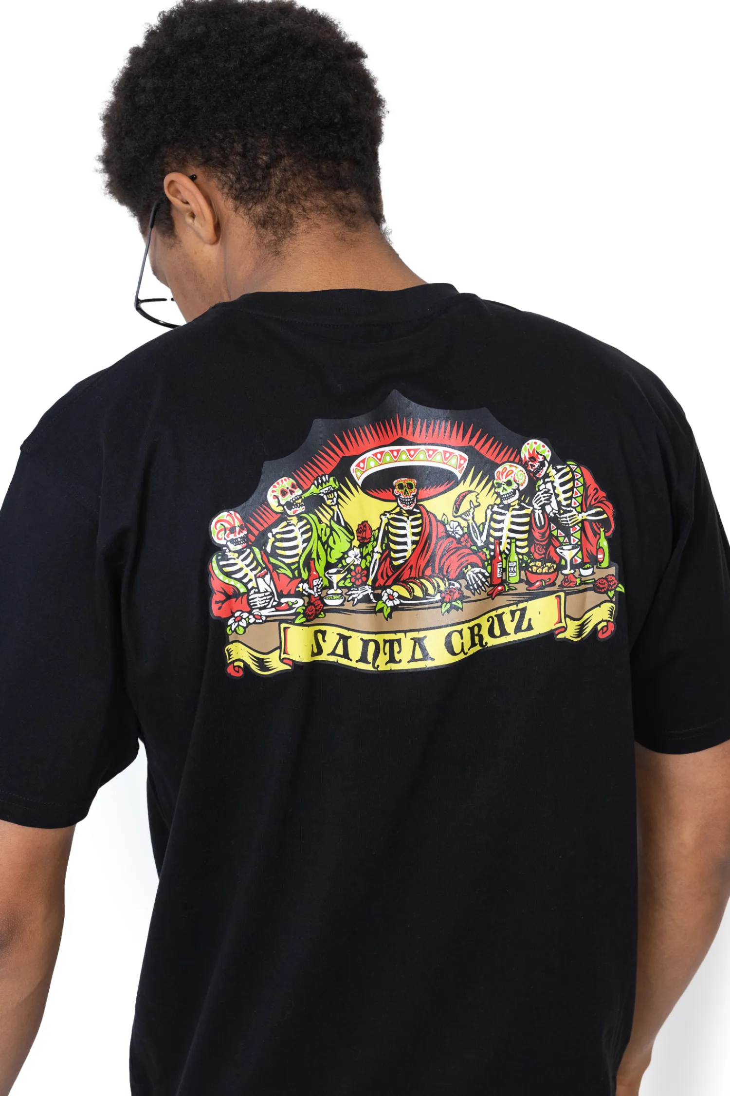 Santa Cruz Skateboards Koszulka Santa Cruz Guzman Dead Diners- T-shirty