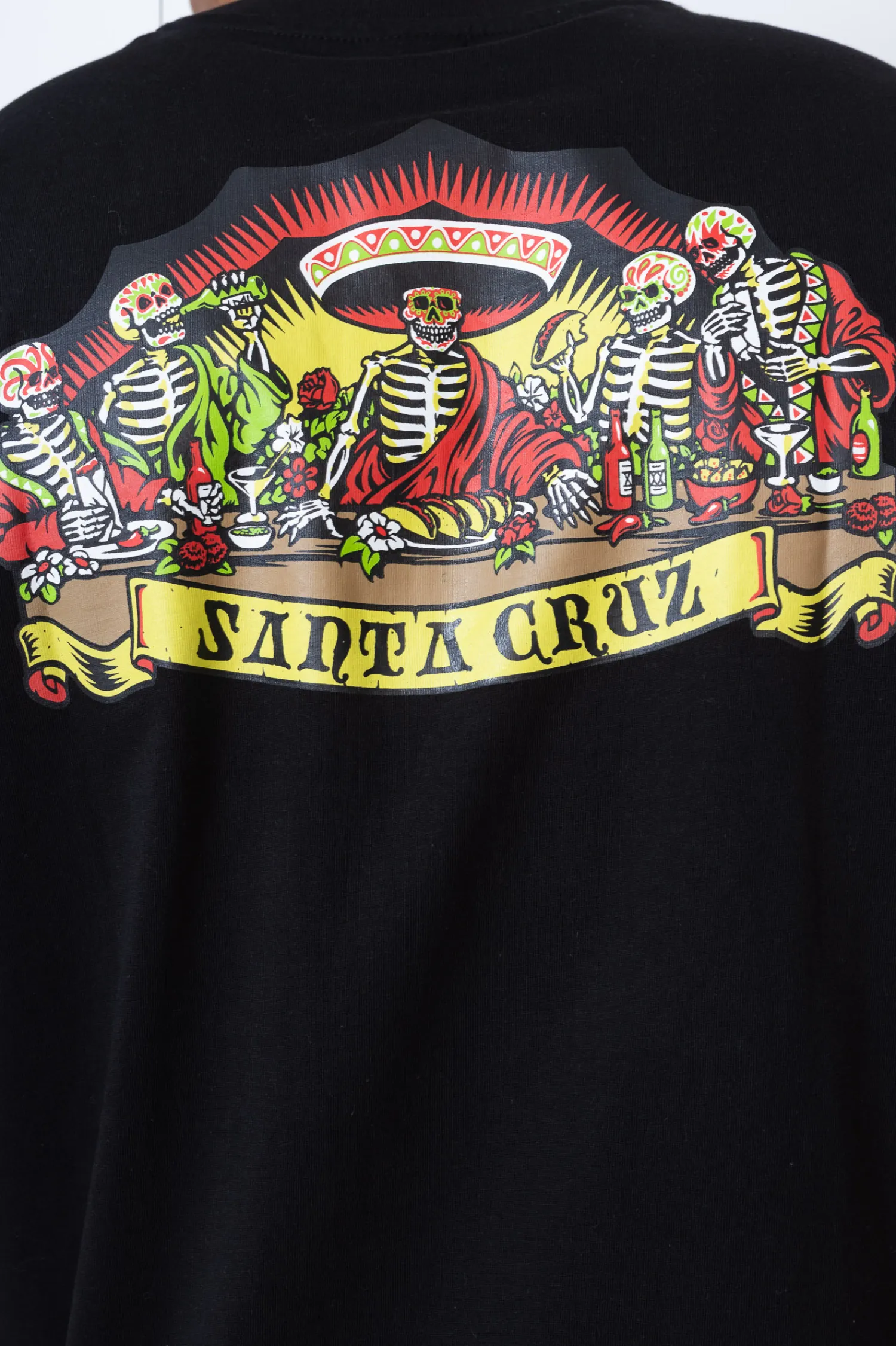 Santa Cruz Skateboards Koszulka Santa Cruz Guzman Dead Diners- T-shirty